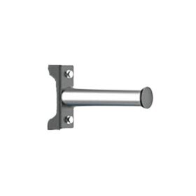weight plate peg j-hooks against white background