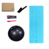 'Padmasana' Yoga Mat - Cyan