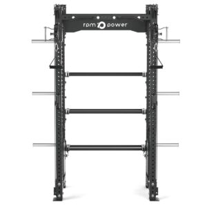Rack with Storage, Cable Machine, Pull-Up Bar, Weight Plates