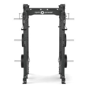 Squat Rack with Weight Plates, Pull-Up Bar, Cable Machine and J-Hooks