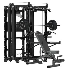 Multi-Gym with Weight Bench, Weight Stack, Pull-Up Bar