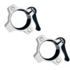Alminium Barbell Collars Silver