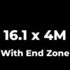 16.1 x 4m (With End Zone)